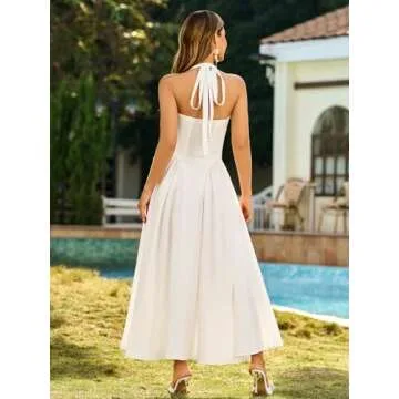 Floral Corset Midi Dress for Summer - KUTUMAI