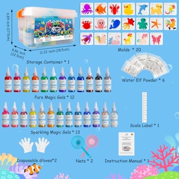 Kiditos Magic Water Elf Toy Kit for Fun Kids' Crafting