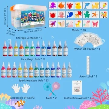 Kiditos Magic Water Elf Toy Kit for Fun Kids' Crafting