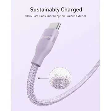 Anker Nano USB C Cable 240W Durable Fast Charger