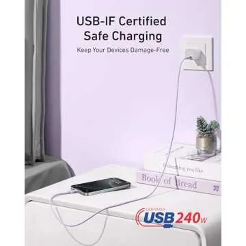 Anker Nano USB C Cable 240W Durable Fast Charger