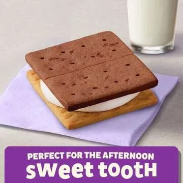 Annie's Organic Graham Sandwich Cookies, S'mores, 12 Cookies, 8 oz. (Pack of 6)