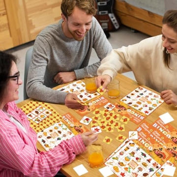 Thanksgiving Bingo Set for Kids | Fun Holiday Game | Family Activities