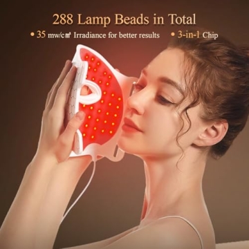 MEGELIN LED Light Therapy Mask for Skin Rejuvenation