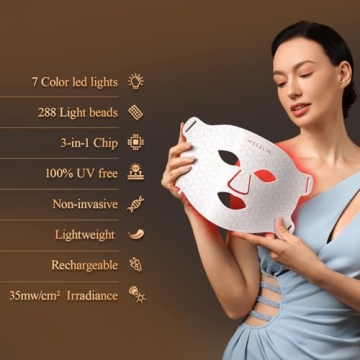 MEGELIN LED Light Therapy Mask for Skin Rejuvenation
