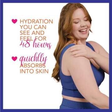 Jergens Ultra Healing Dry Skin Lotion, Hand and Body Moisturizer for Quick Absorption into Extra Dry Skin with Hydralucence Blend, Vitamins C, E and B5, White, 21 oz