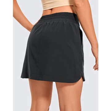 High Waist Athletic Skirt with 4 Pockets for Women