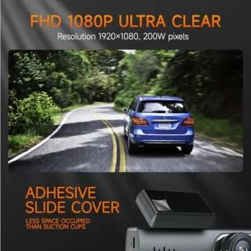 1080P Dash Cam with WiFi, Night Vision & Loop Recording