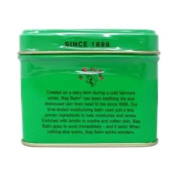 Bag Balm Vermont's Original for Cracked Hands, Dry Skin - Moisturizing Lotion Salve 8 Ounce - 2 Pack