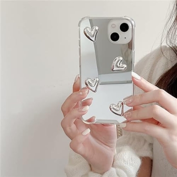 DIMEIYA iPhone 14 Pro Max Mirror Case - Cute & Shockproof