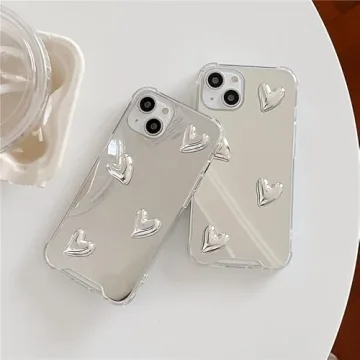 DIMEIYA iPhone 14 Pro Max Mirror Case - Cute & Shockproof