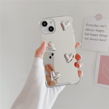 DIMEIYA iPhone 14 Pro Max Mirror Case - Cute & Shockproof