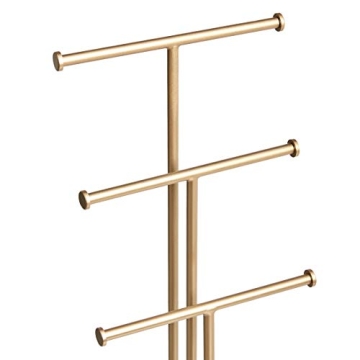 Amazon Basics Four-Tier Jewelry Stand for Organized Elegance
