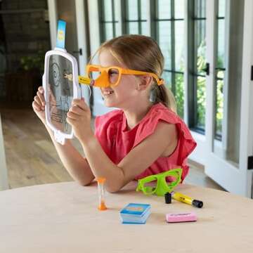 Fat Brain Toys Pencil Nose, Board Games for Family Night, Party Game for Kids 8 Years and Up and Adults