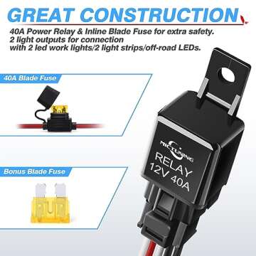 Ultimate MICTUNING MIC-B1002 Wiring Harness with Toggle Switch