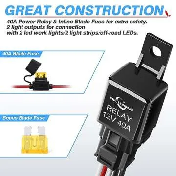 Ultimate MICTUNING MIC-B1002 Wiring Harness with Toggle Switch