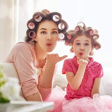 Self-Grip Heatless Hair Rollers Set for All Hair Types