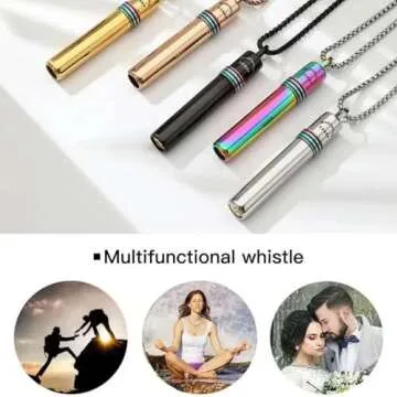 528 Hz Breathing Necklace for Mindfulness and Calmness