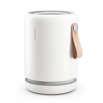 Molekule Air Mini+ | Air Purifier for Small Home Rooms up to 250 sq. ft. with PECO-HEPA Tri-Power Fi...