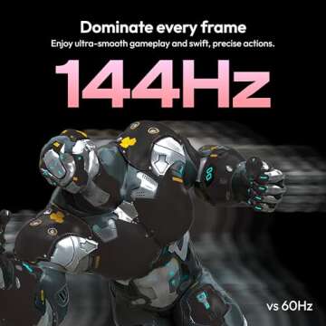 Pixio PX32U Wave Pink 32 inch 144Hz Refresh Rate 4K 3840x2160p Resolution Fast IPS Panel 1ms GTG Response Time 4K Gaming Monitor with Adaptive Sync