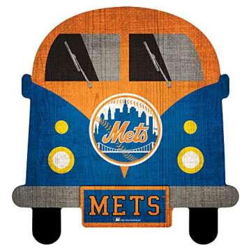 Fan Creations MLB 12 Inch Team Bus Sign - New York Mets