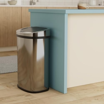 FDW 13 Gallon Touch-Free Kitchen Trash Can for Home