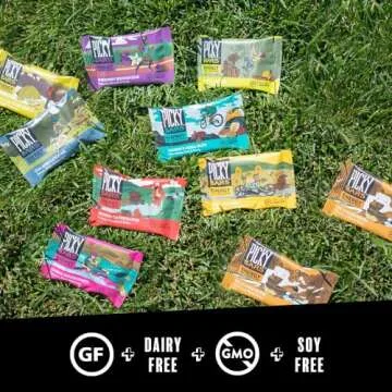 Picky Bars Real Food Energy Bars, Plant Based Protein, 10 Flavor Variety Pack, All-Natural, Gluten Free, Non-GMO, Non-Dairy, Smooth Caffeinator, Pack of 10