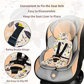 Versatile Gel Car Seat Cooler Pad for Kids Summer Comfort