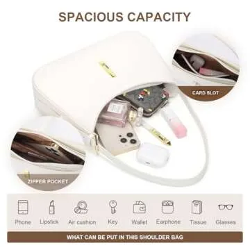 MELOLILA Small Shoulder Bag for Women Hobo Bag Crescent Bag Small Shoulder Purse