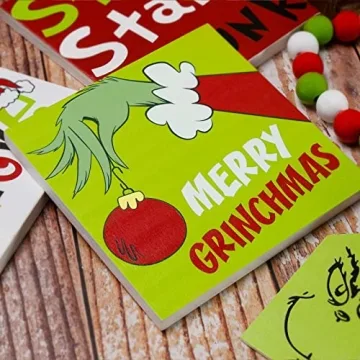 Adorable Christmas Decor Set with Gnomes and Beaded Garland