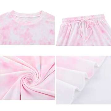 Comfortable Women's Tie-dye Pajama Set - Relax in Style