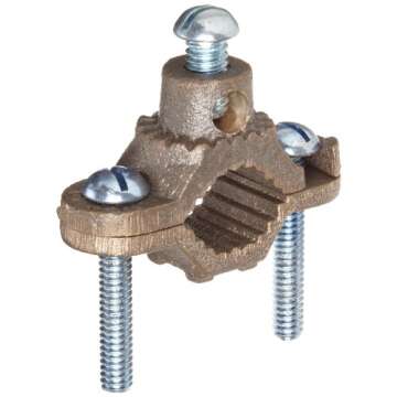 Morris Products 91660 Ground Pipe Clamp - 2-10 Wire Range, 1/2" - 1" Water Pipe