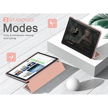 MoKo Trifold Stand Case for Kindle Fire HD 10, Stylish Protection