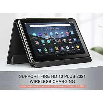 MoKo Trifold Stand Case for Kindle Fire HD 10, Stylish Protection