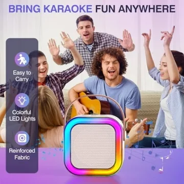 Portable Mini Karaoke Machine for All Ages
