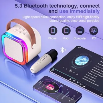 Portable Mini Karaoke Machine for All Ages