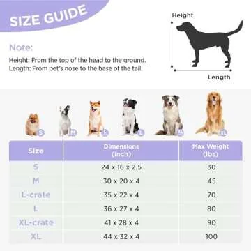 Lesure Large Dog Bed - Stylish & Comfortable Pet Mattress