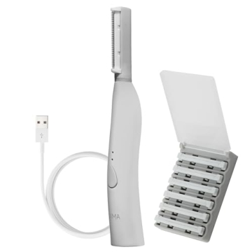 SPA SCIENCES - SIMA Dermaplaning Tool - Patented Painless 2 in 1 Facial Exfoliation & Peach Fuzz-Hai...