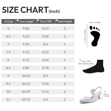 Silver Slingback Pumps - 2 Inch Low Heel Bridal Shoes