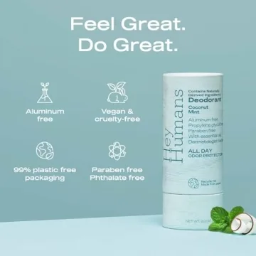 Hey Humans Natural Deodorant - Eco-Friendly and Effective