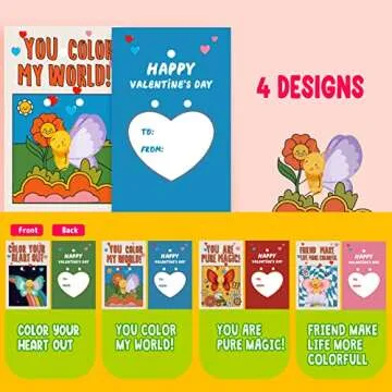 28 Packs Valentines Day Gifts Cards with Invisible Ink Pen Set, Party Favors for Kids Birthday