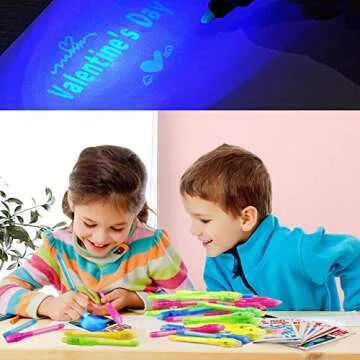 Valentines Day Invisible Ink Pen Set | Fun Gift for Kids