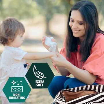 MED PRIDE Disposable Washcloths for Sensitive Skin - 80 Pack