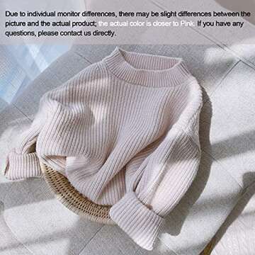Chengchuang Toddler Knit Sweater - Cozy Fashion for Kids