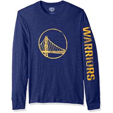 NBA Men's OTS Slub Long Sleeve Team Name Tee – Comfort and Style for Every Fan
