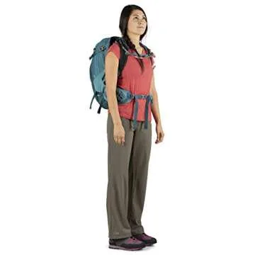 Osprey Mira 32L Women's Hiking Backpack with Hydraulics Reservoir, Bahia Blue, One Size