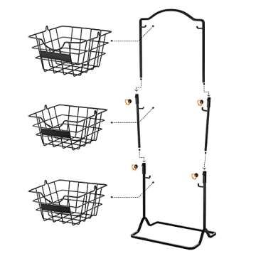 Befano 3 Tier Metal Fruit Basket for Kitchen Storage