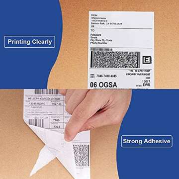 Fangtech Thermal Direct Shipping Labels - 500 Pack