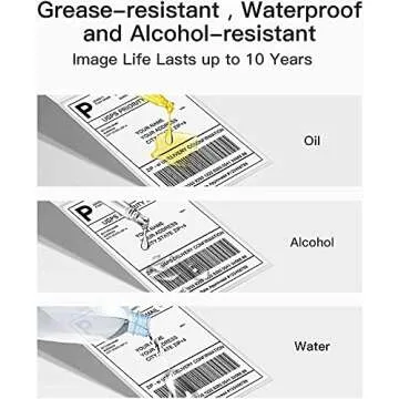 Fangtech Thermal Direct Shipping Labels - 500 Pack