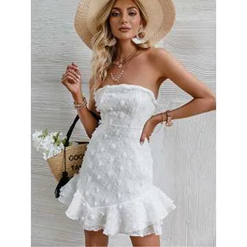 Stylish Candacore Ruffle A-line Dress for Women